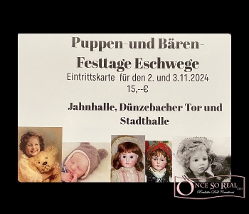 Eintrittskarte Eschweger Puppenfesttage 02.11.2024 UND 03.11.2024 *Wochenendticket