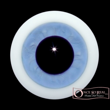 Lauscha HQ Realistic Kristallglas Augen 18 mm *Sky Blue