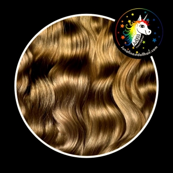 Ju&Na Finest Doll Hair wavy / curly *Light Brown